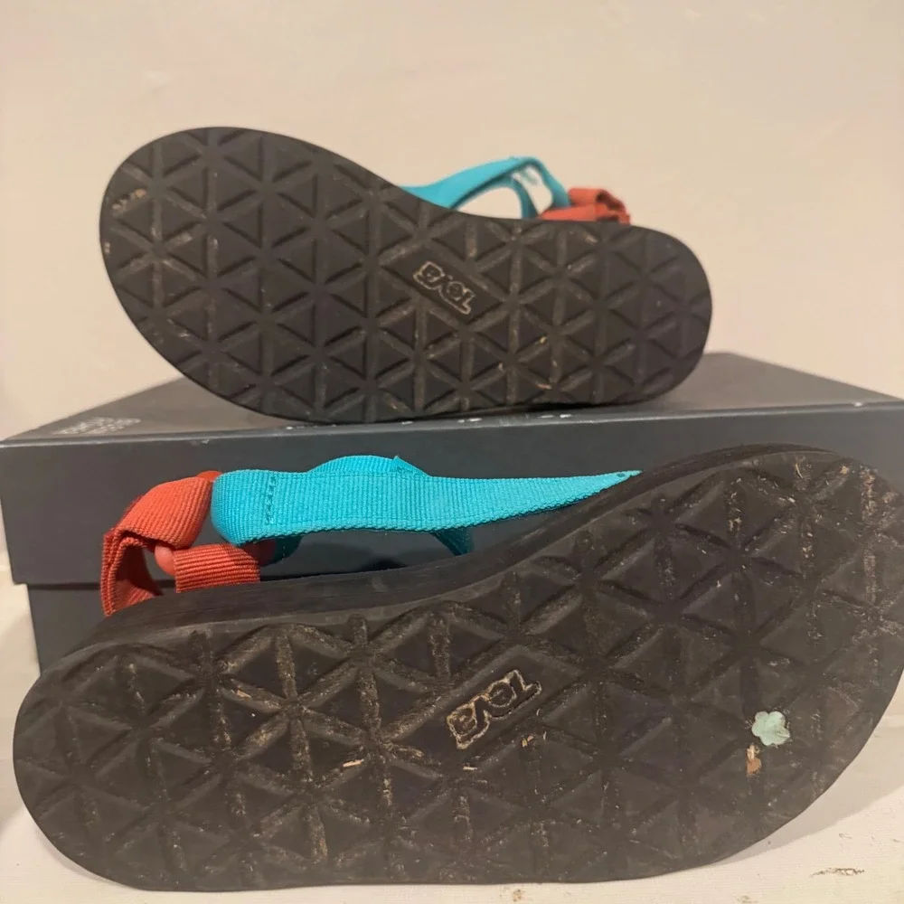 Teva Midform Universal Sandal‎ Womens 5 Multi Colorblock Good Platform 1090969